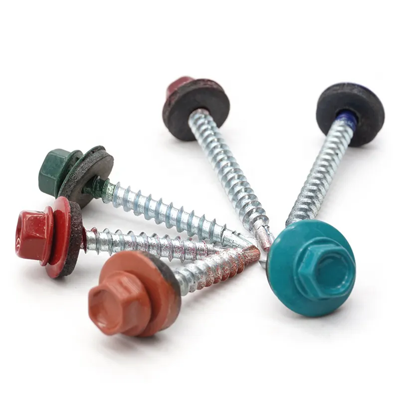 Hex washers head self drilling Steel roofing screws self drilling screw self drilling screw machine