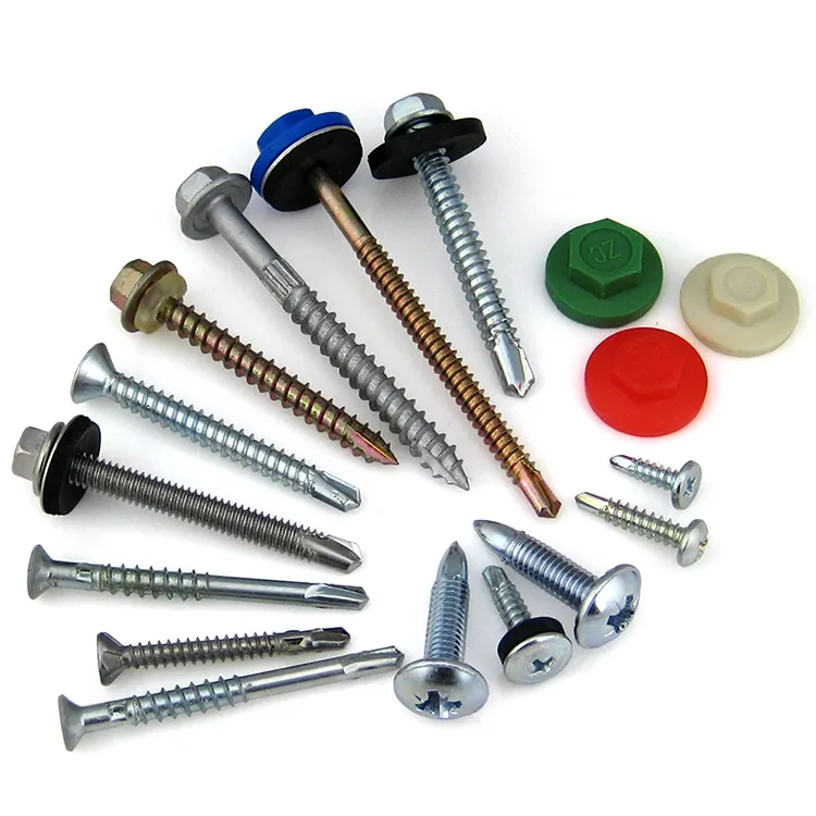 Hex washers head self drilling Steel roofing screws self drilling screw self drilling screw machine